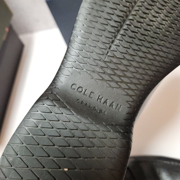 Cole Haan Mens Fleming Penny Loafer Size 8.5M Black Leather Slip-On Dress Shoes - Picture 14 of 15